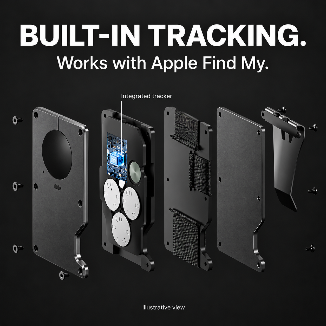 Built-in Apple Find My tracking