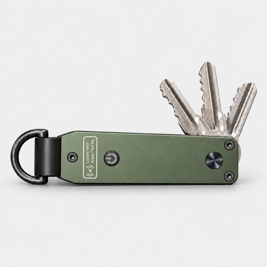 Trackable Key Organizer — Army Green