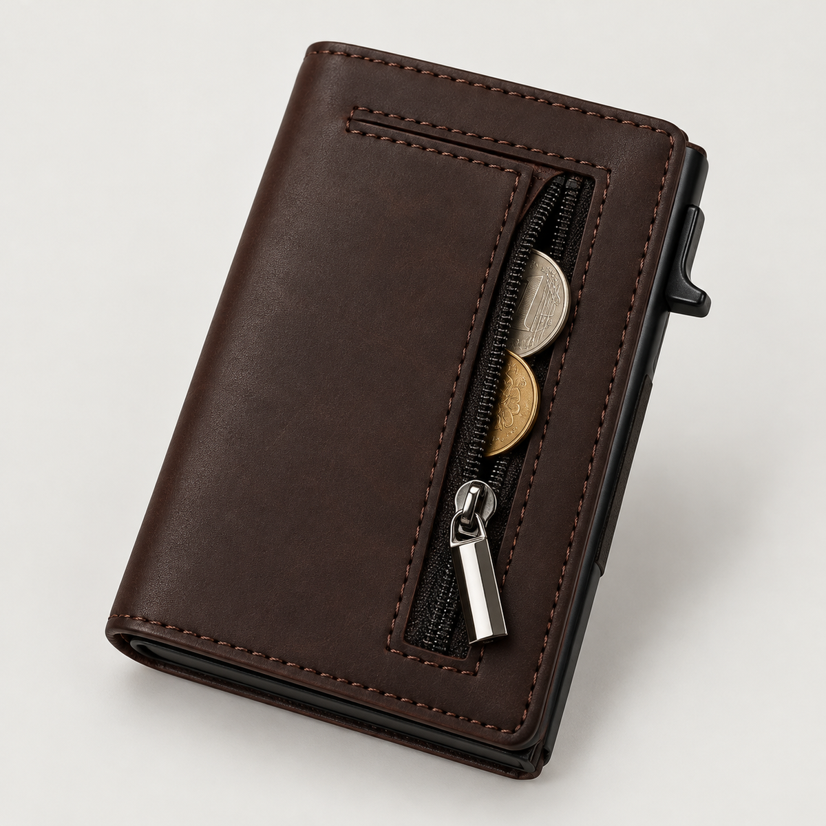 Slim Wallet with Coin Pocket