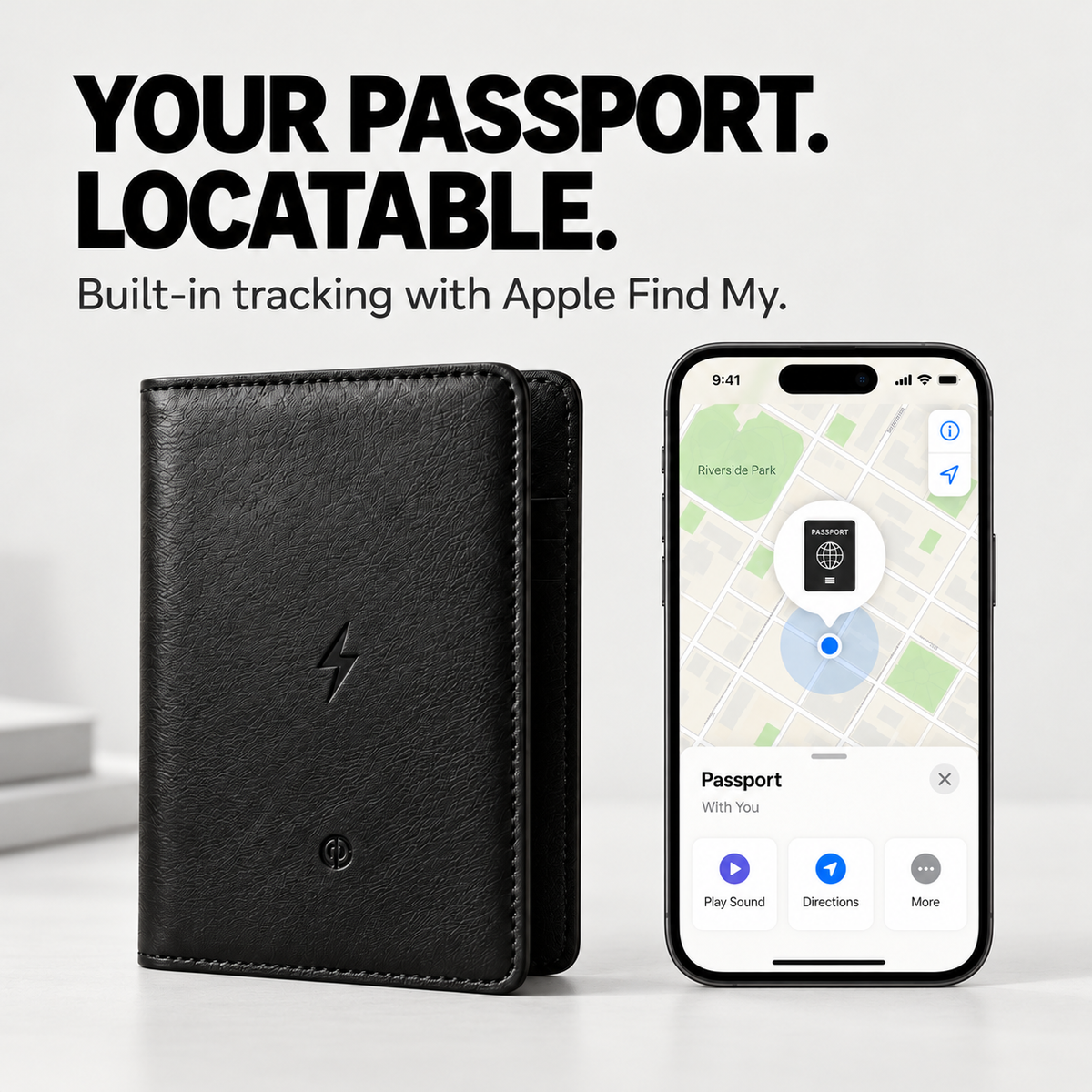 Trackable Passport Holder