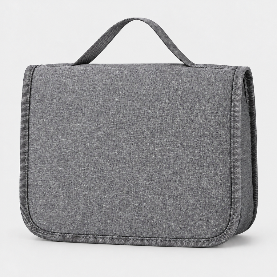 Hanging Toiletry Bag — Grey